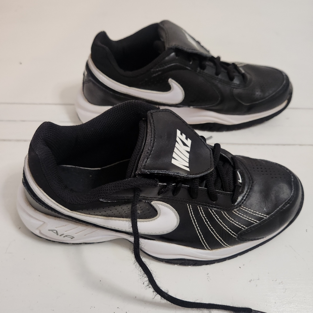 Nike Men's Air Diamond Sneakers Black white 333785-012 Size 7